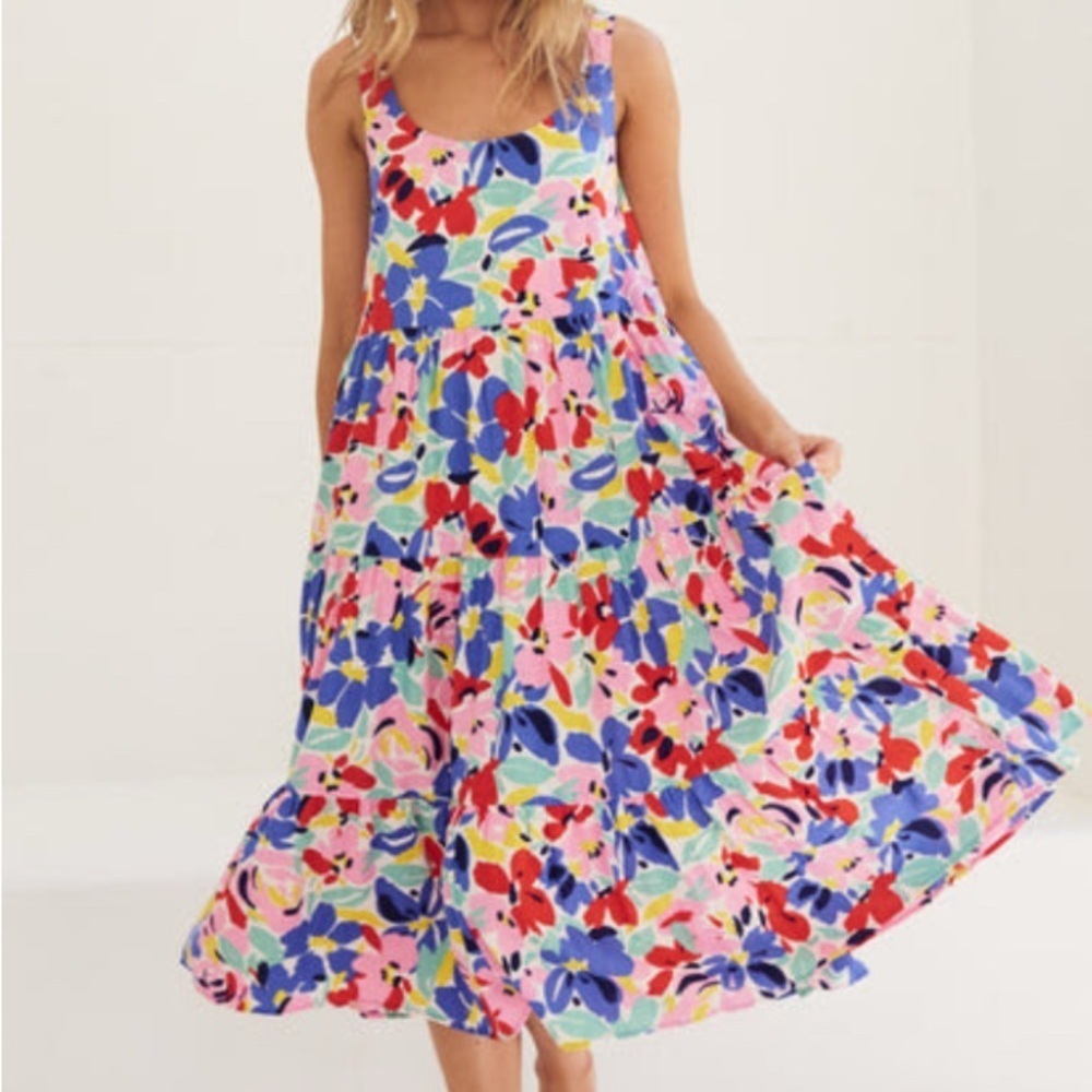 Mister Zimi size 8 Winifred midi dress in Hawaii print